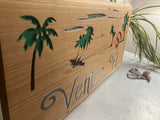Custom 10x19” beach sign - Florida design