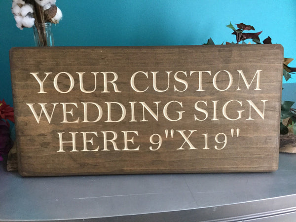 Personalized Wedding Sign - Carved Wooden Guestbook - Wedding